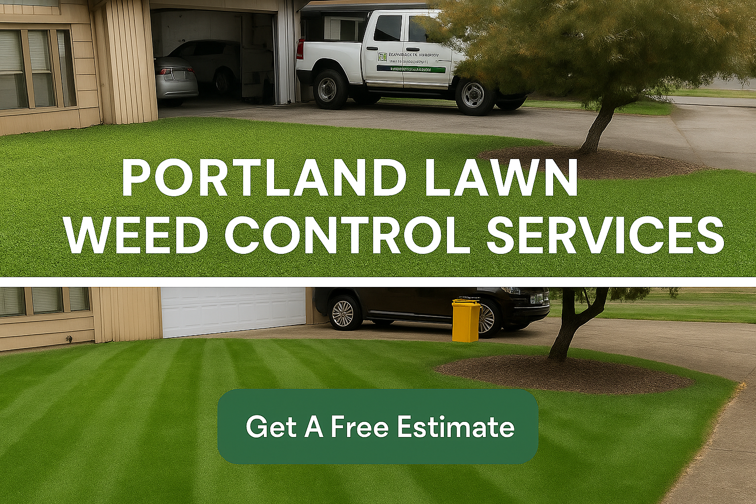 From overgrown to flawless / See the difference